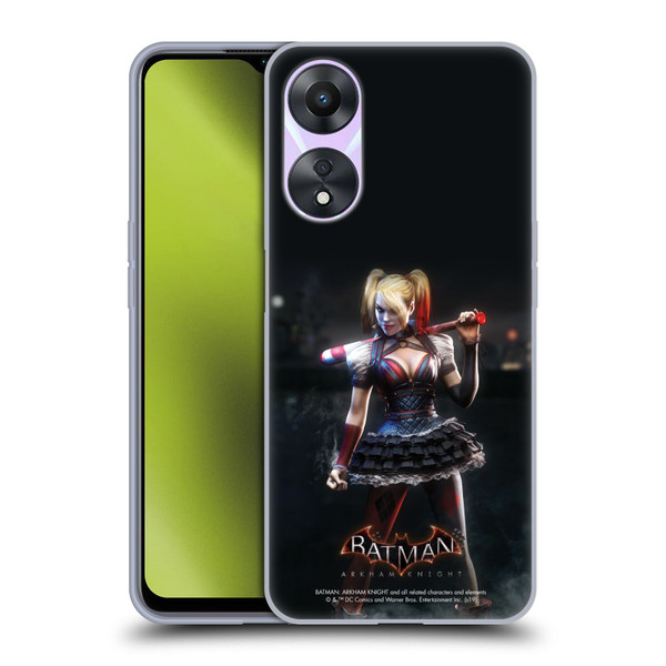 Batman Arkham Knight Characters Harley Quinn Soft Gel Case for OPPO A78 5G