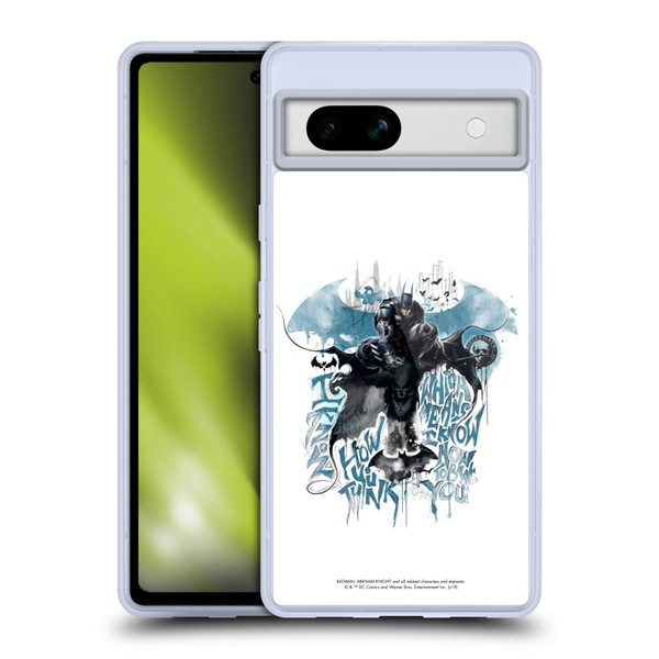 Batman Arkham Knight Graphics How You Think Soft Gel Case for Google Pixel 7a