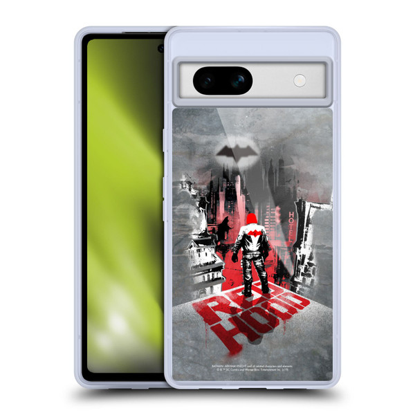 Batman Arkham Knight Graphics Red Hood Soft Gel Case for Google Pixel 7a