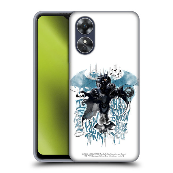 Batman Arkham Knight Graphics How You Think Soft Gel Case for OPPO A17