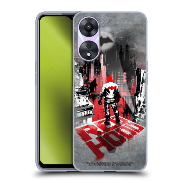 Batman Arkham Knight Graphics Red Hood Soft Gel Case for OPPO A78 5G