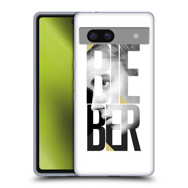 Justin Bieber Purpose B&w Mirror Calendar Text Soft Gel Case for Google Pixel 7a