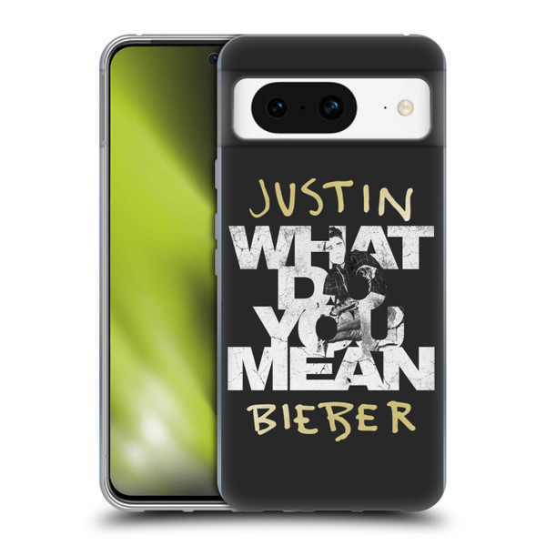 Justin Bieber Purpose B&w What Do You Mean Typography Soft Gel Case for Google Pixel 8