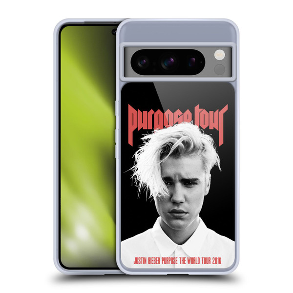 Justin Bieber Tour Merchandise Purpose Poster Soft Gel Case for Google Pixel 8 Pro