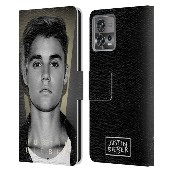 Justin Bieber Purpose B&w What Do You Mean Shot Leather Book Wallet Case Cover For Motorola Moto Edge 30 Fusion