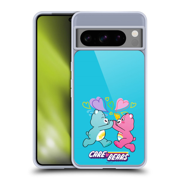 Care Bears Characters Funshine, Cheer And Grumpy Group 2 Soft Gel Case for Google Pixel 8 Pro