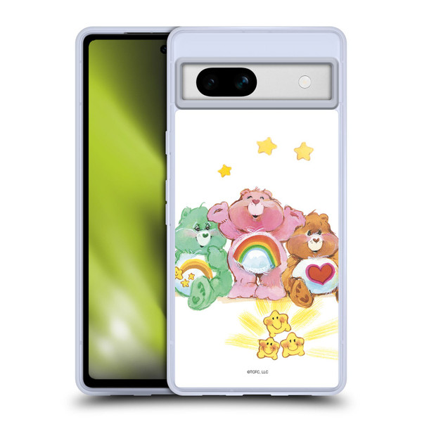 Care Bears Classic Group Soft Gel Case for Google Pixel 7a