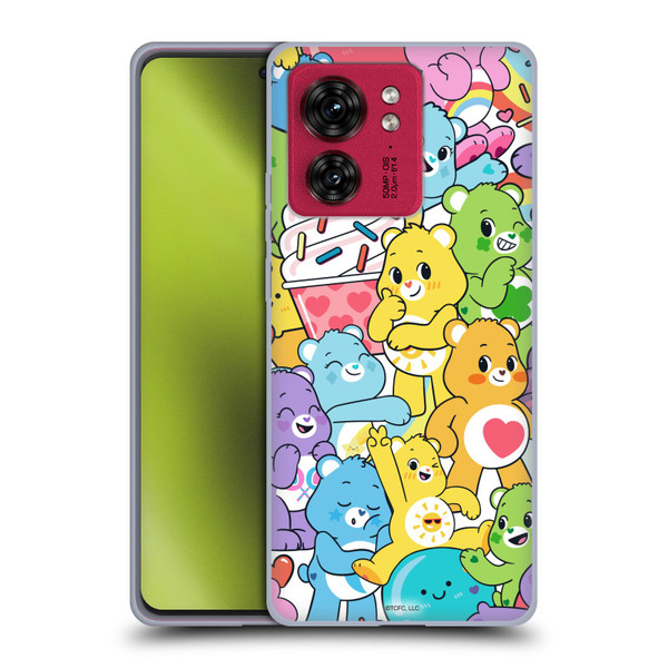 Care Bears Sweet And Savory Character Pattern Soft Gel Case for Motorola Moto Edge 40