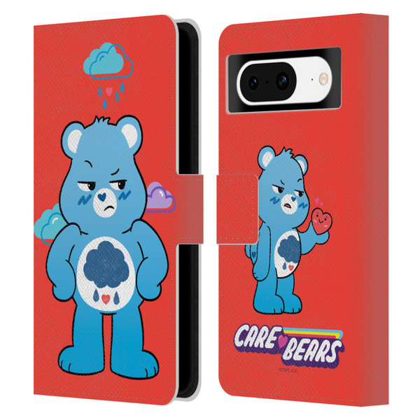 Care Bears Characters Grumpy Leather Book Wallet Case Cover For Google Pixel 8