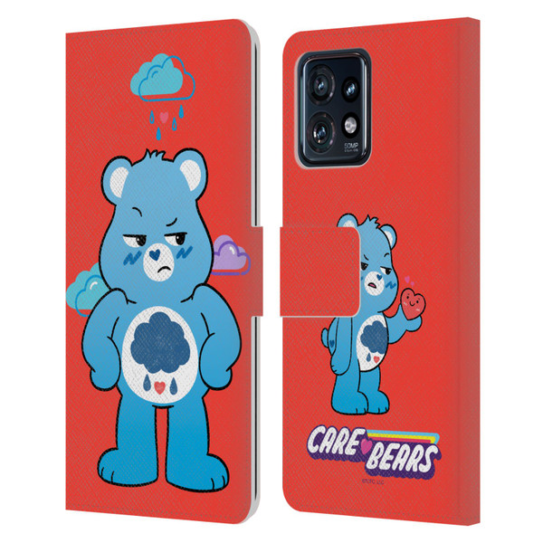 Care Bears Characters Grumpy Leather Book Wallet Case Cover For Motorola Moto Edge 40 Pro