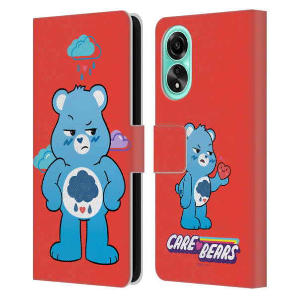 Care Bears Characters Grumpy Leather Book Wallet Case Cover For OPPO A78 4G