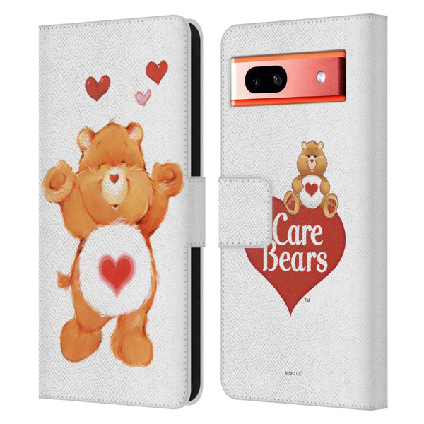Care Bears Classic Tenderheart Leather Book Wallet Case Cover For Google Pixel 7a