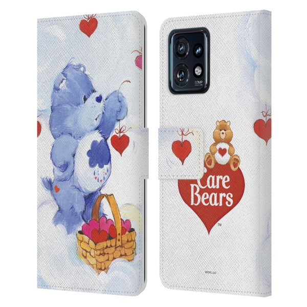Care Bears Classic Grumpy Leather Book Wallet Case Cover For Motorola Moto Edge 40 Pro