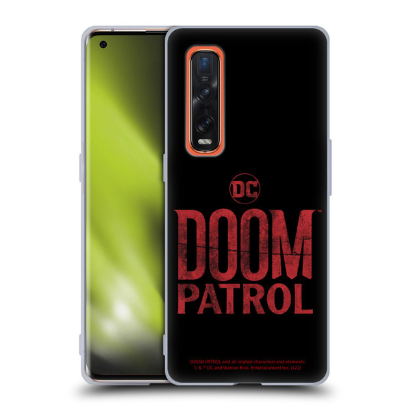 Doom Patrol Graphics Logo Soft Gel Case for OPPO Find X2 Pro 5G