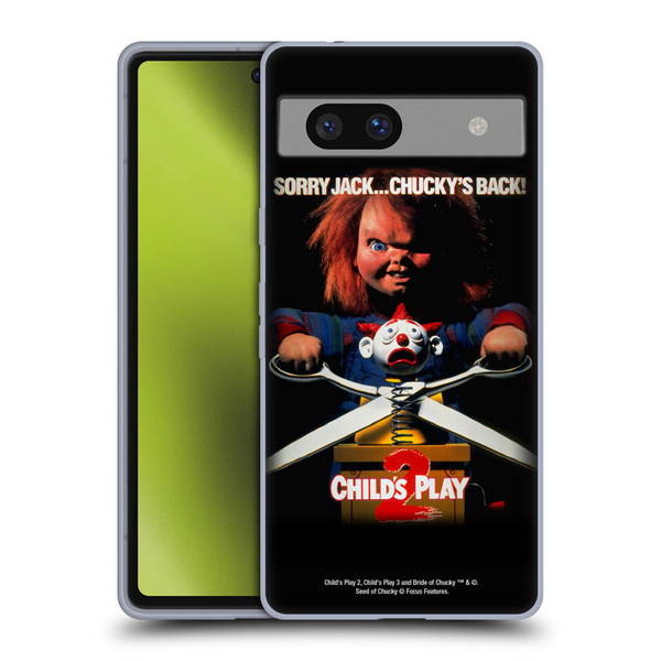 Child's Play II Key Art Poster Soft Gel Case for Google Pixel 7a