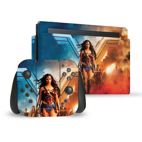Wonder Woman Movie Posters Group Vinyl Sticker Skin Decal Cover for Nintendo Switch Bundle