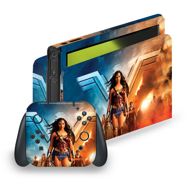 Wonder Woman Movie Posters Group Vinyl Sticker Skin Decal Cover for Nintendo Switch OLED