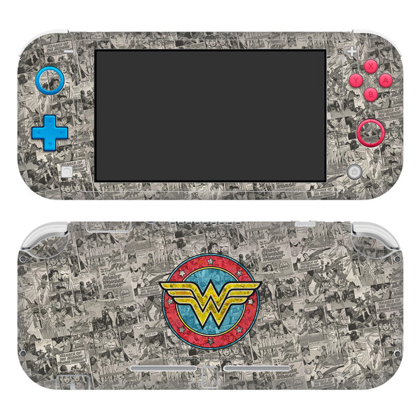 Wonder Woman DC Comics Comic Book Cover Vintage Collage Vinyl Sticker Skin Decal Cover for Nintendo Switch Lite