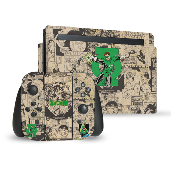 Green Lantern DC Comics Comic Book Covers Character Collage Vinyl Sticker Skin Decal Cover for Nintendo Switch Bundle