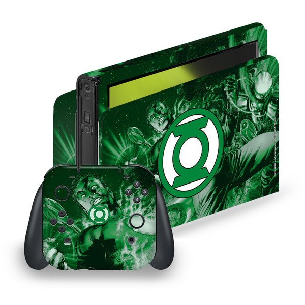 Green Lantern DC Comics Comic Book Covers Logo Vinyl Sticker Skin Decal Cover for Nintendo Switch OLED Bundle