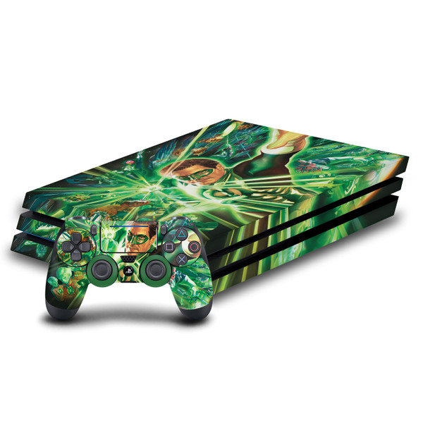 Green Lantern DC Comics Comic Book Covers Corps Vinyl Sticker Skin Decal Cover for Sony PS4 Pro Bundle