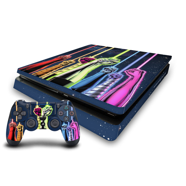 Green Lantern DC Comics Comic Book Covers Power Rings Vinyl Sticker Skin Decal Cover for Sony PS4 Slim Console & Controller