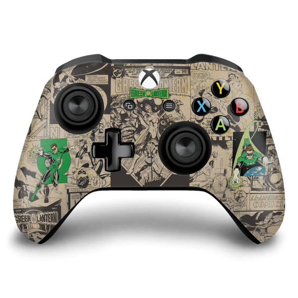 Green Lantern DC Comics Comic Book Covers Character Collage Vinyl Sticker Skin Decal Cover for Microsoft Xbox One S / X Controller