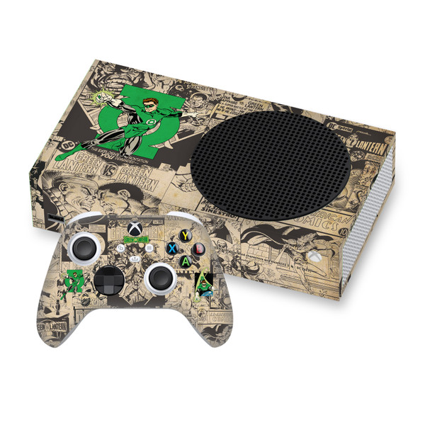 Green Lantern DC Comics Comic Book Covers Character Collage Vinyl Sticker Skin Decal Cover for Microsoft Series S Console & Controller