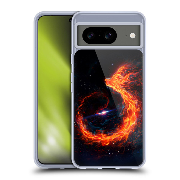 Christos Karapanos Phoenix Out Of Space Soft Gel Case for Google Pixel 8