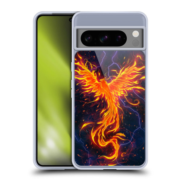 Christos Karapanos Phoenix 3 Rage Soft Gel Case for Google Pixel 8 Pro