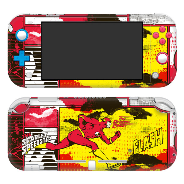 The Flash DC Comics Comic Book Art Panel Collage Vinyl Sticker Skin Decal Cover for Nintendo Switch Lite