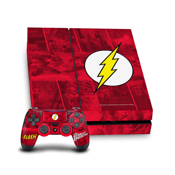 The Flash DC Comics Comic Book Art Logo Vinyl Sticker Skin Decal Cover for Sony PS4 Console & Controller