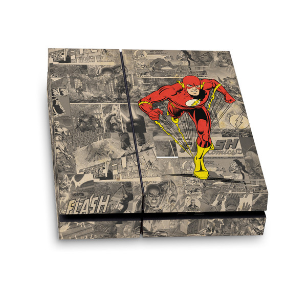 The Flash DC Comics Comic Book Art Character Collage Vinyl Sticker Skin Decal Cover for Sony PS4 Console