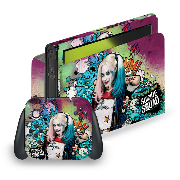 Suicide Squad 2016 Graphics Harley Quinn Poster Vinyl Sticker Skin Decal Cover for Nintendo Switch OLED