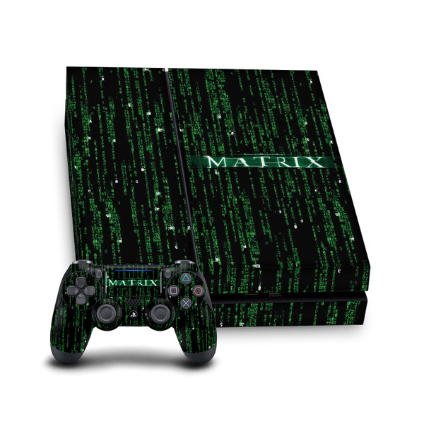 The Matrix Key Art Codes Vinyl Sticker Skin Decal Cover for Sony PS4 Console & Controller