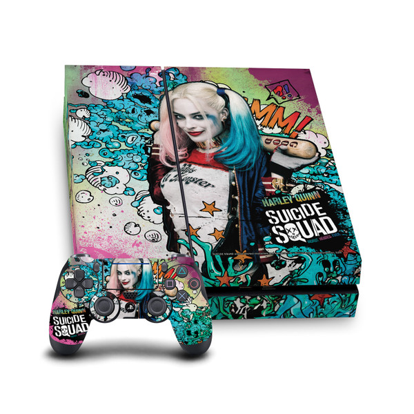 Suicide Squad 2016 Graphics Harley Quinn Poster Vinyl Sticker Skin Decal Cover for Sony PS4 Console & Controller