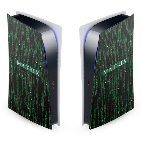 The Matrix Key Art Codes Vinyl Sticker Skin Decal Cover for Sony PS5 Digital Edition Console