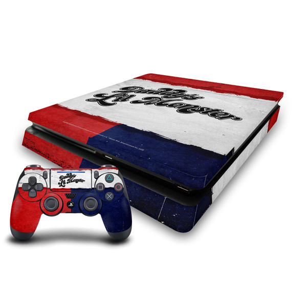 Suicide Squad 2016 Graphics Harley Quinn Costume Vinyl Sticker Skin Decal Cover for Sony PS4 Slim Console & Controller
