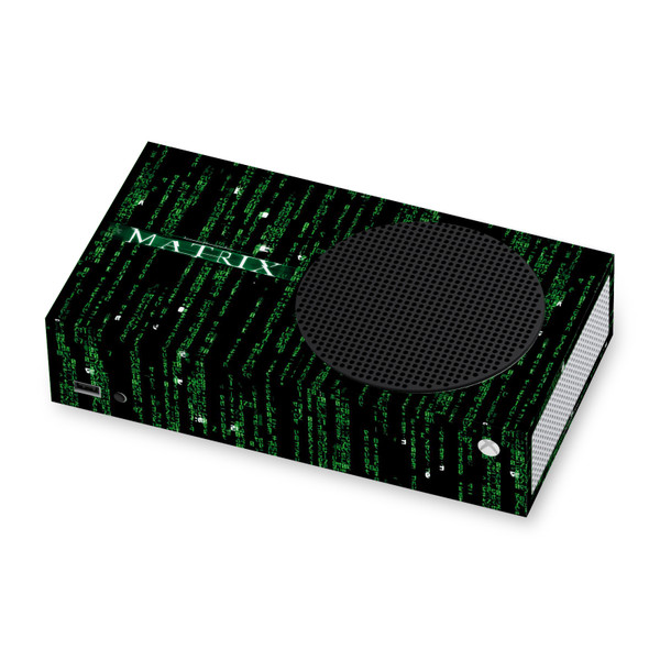 The Matrix Key Art Codes Vinyl Sticker Skin Decal Cover for Microsoft Xbox Series S Console