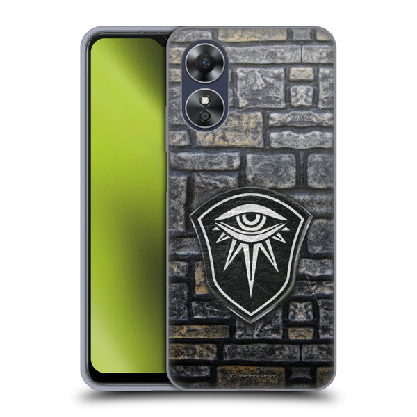 EA Bioware Dragon Age Inquisition Graphics Distressed Crest Soft Gel Case for OPPO A17