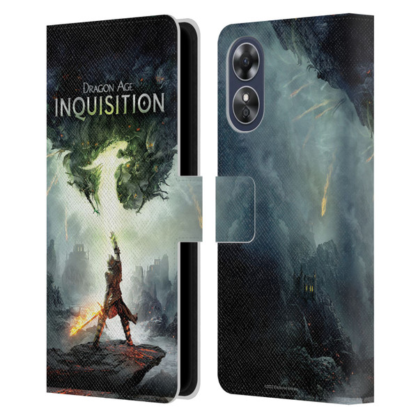 EA Bioware Dragon Age Inquisition Graphics Key Art 2014 Leather Book Wallet Case Cover For OPPO A17