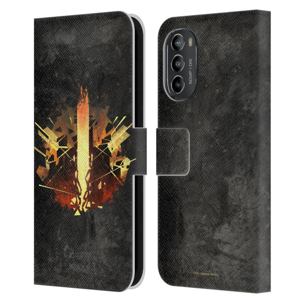 EA Bioware Dragon Age Heraldry Chantry Leather Book Wallet Case Cover For Motorola Moto G82 5G