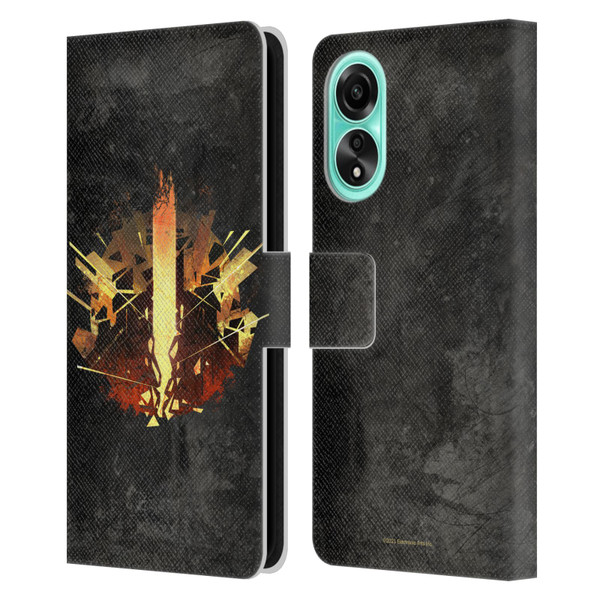 EA Bioware Dragon Age Heraldry Chantry Leather Book Wallet Case Cover For OPPO A78 5G
