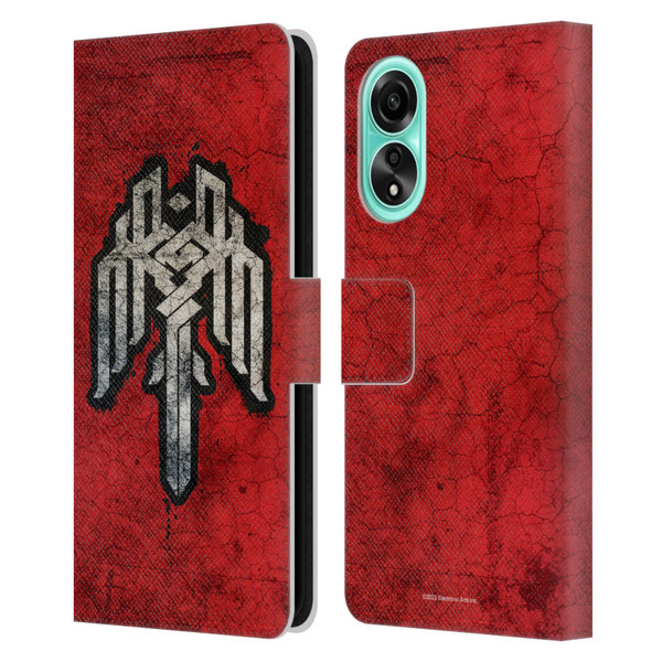 EA Bioware Dragon Age Heraldry Kirkwall Symbol Leather Book Wallet Case Cover For OPPO A78 5G