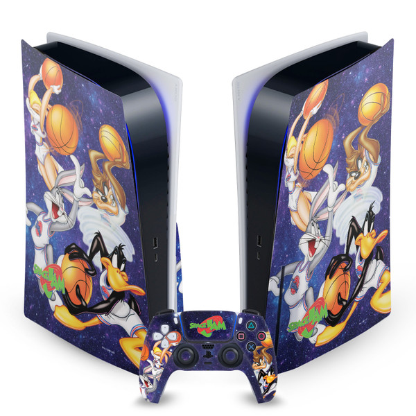 Space Jam (1996) Graphics Poster Vinyl Sticker Skin Decal Cover for Sony PS5 Disc Edition Bundle