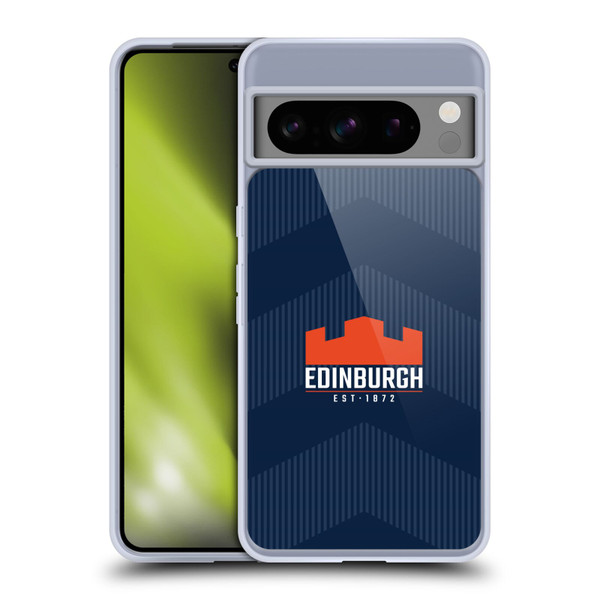 Edinburgh Rugby Graphics Lines Soft Gel Case for Google Pixel 8 Pro