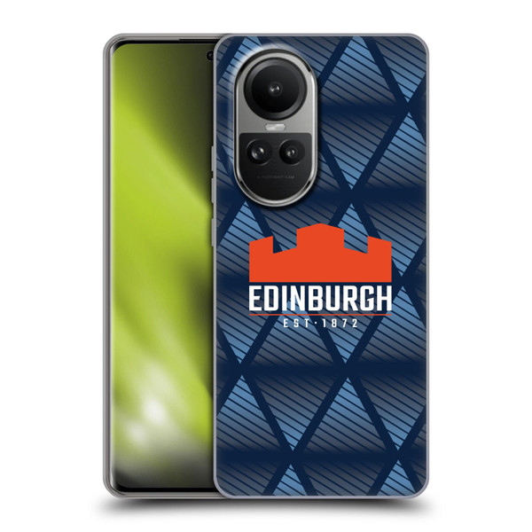 Edinburgh Rugby Graphics Pattern Soft Gel Case for OPPO Reno10 5G / Reno10 Pro 5G