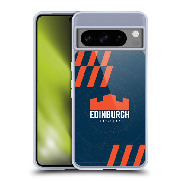 Edinburgh Rugby Logo Art Navy Blue Soft Gel Case for Google Pixel 8 Pro