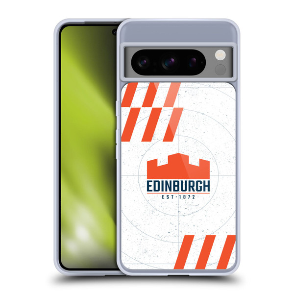 Edinburgh Rugby Logo Art White Soft Gel Case for Google Pixel 8 Pro