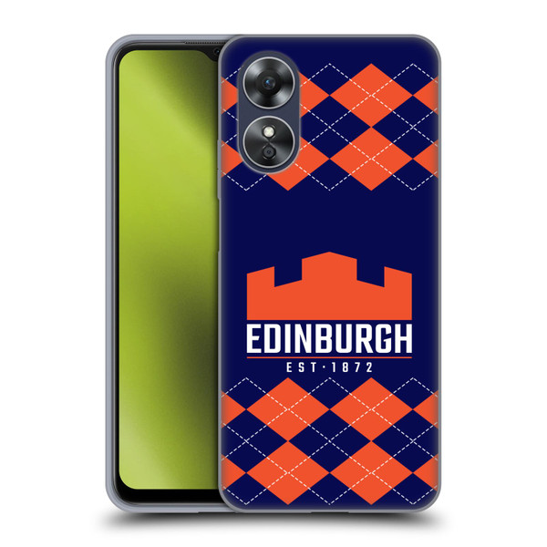 Edinburgh Rugby Logo 2 Argyle Soft Gel Case for OPPO A17